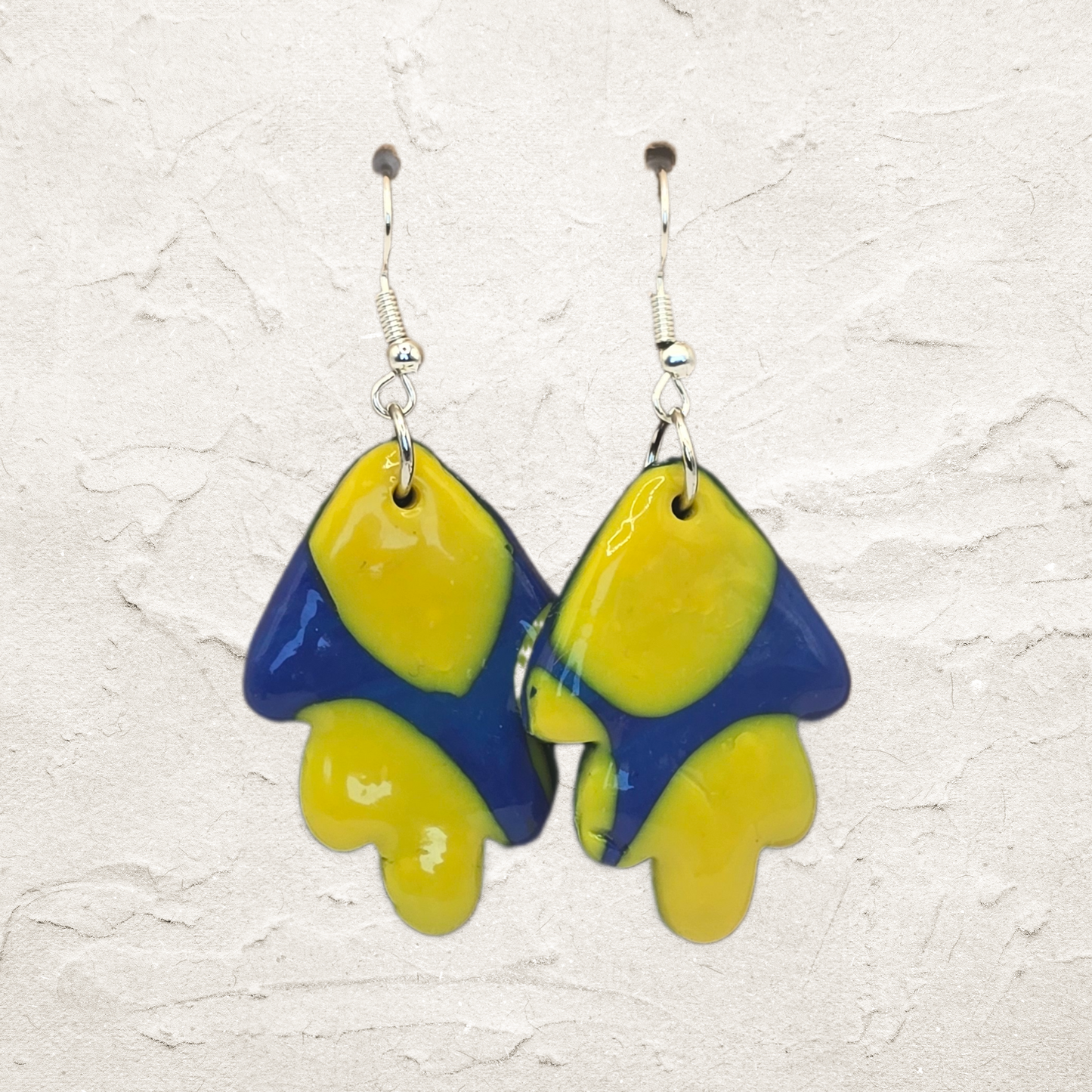 Sunburst Grove Resin Earrings