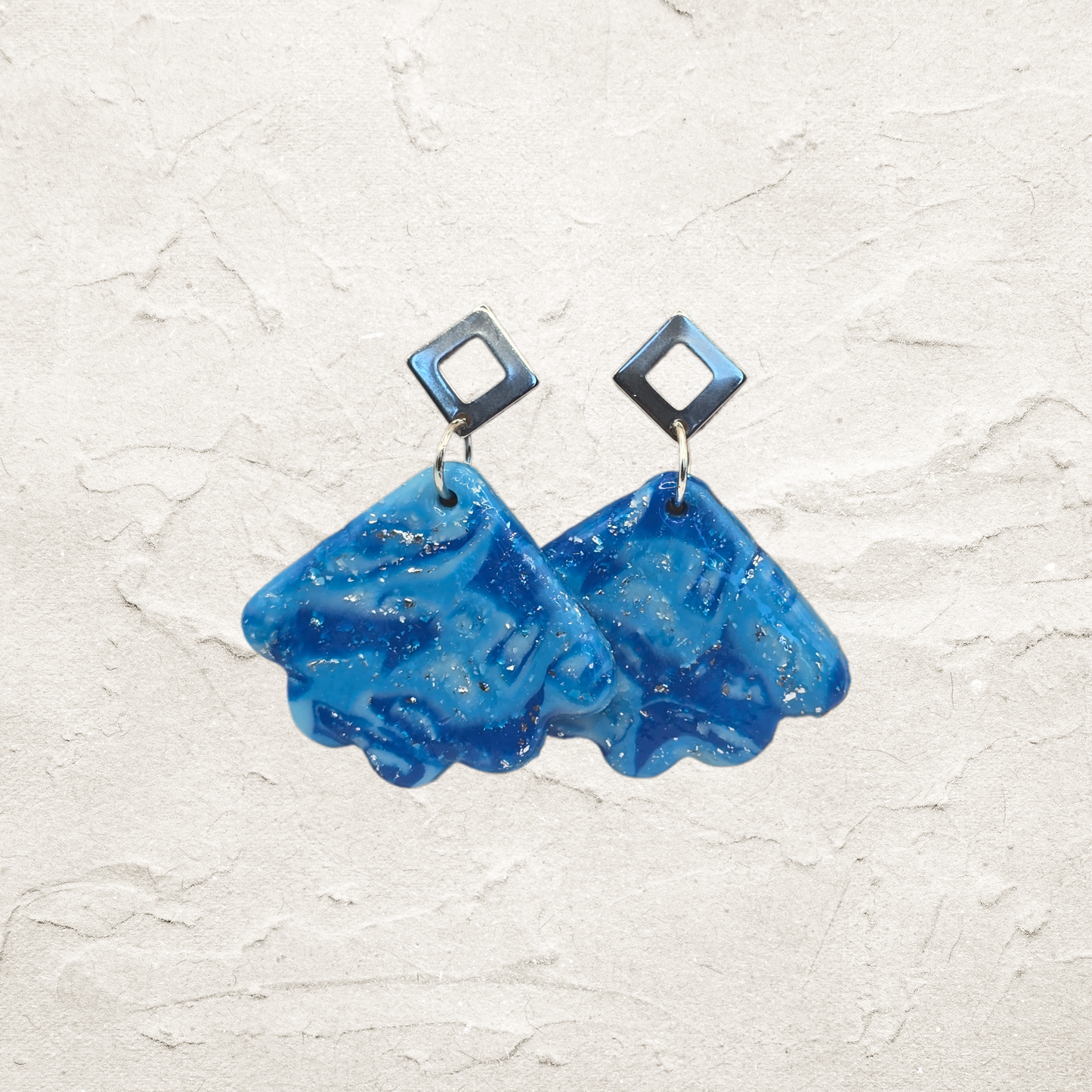 Ocean Breeze Fan Earrings